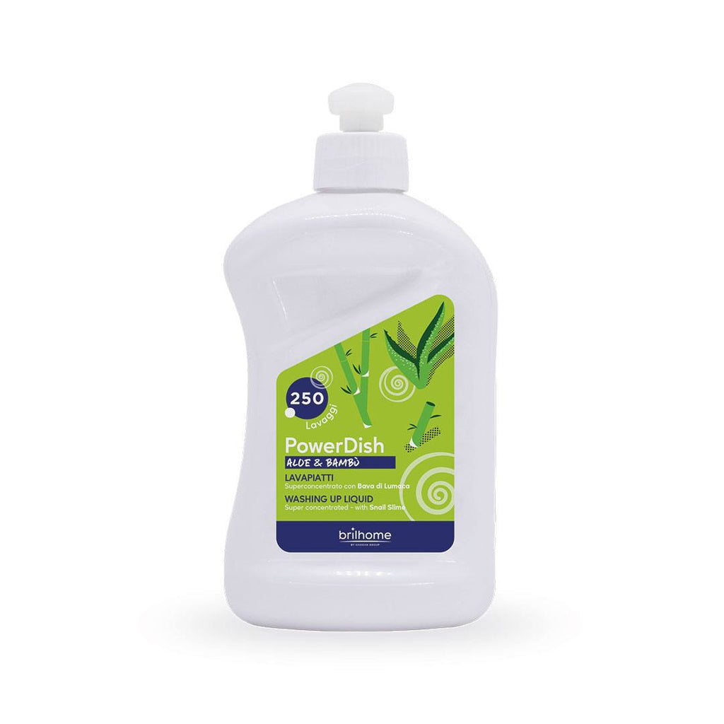 PowerDish « Aloe & Bambou » – Liquide vaisselle au mucus d’escargot