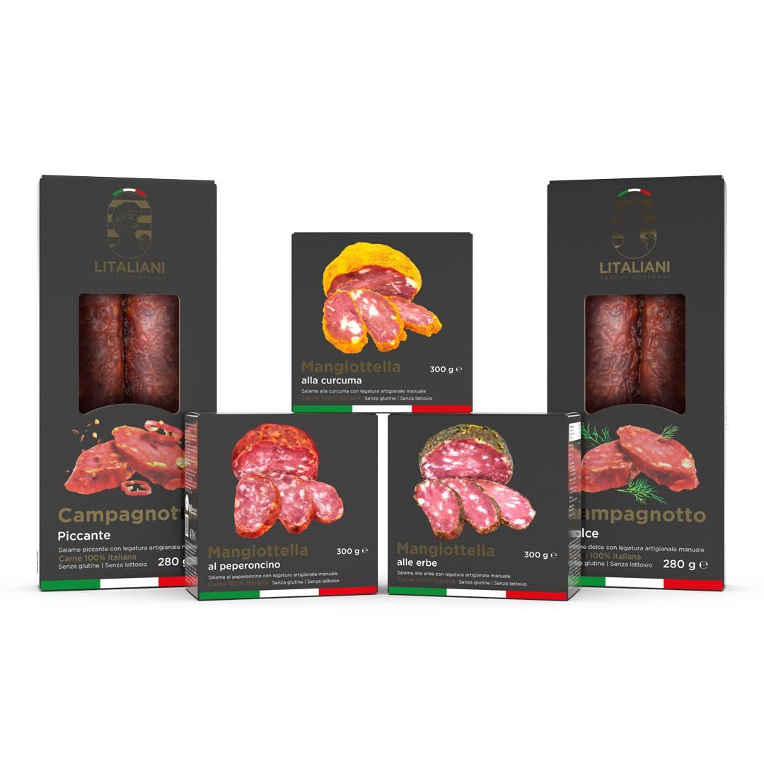 TASTY MIX - Format Économique (5 paquets de salami)