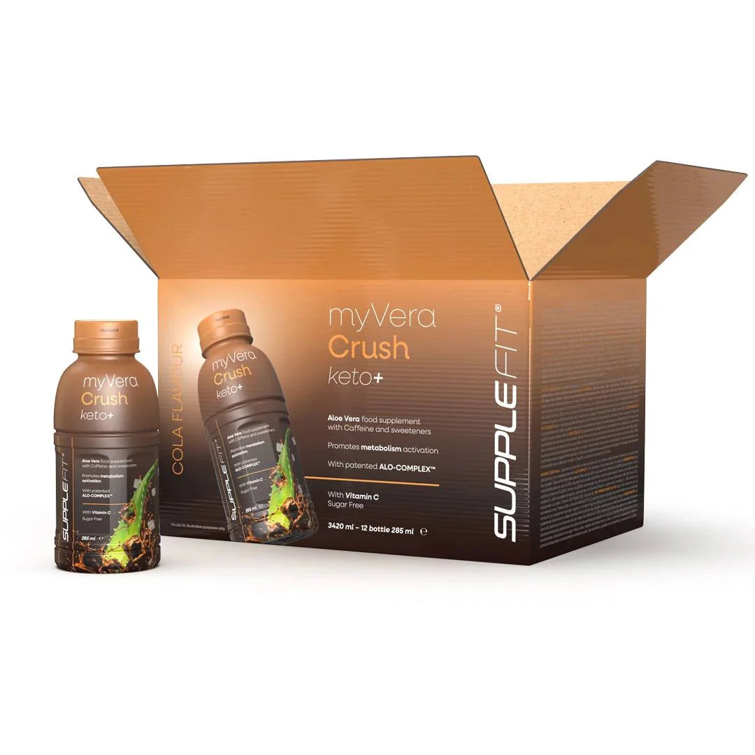 MYVERA CRUSH Keto+ – Boisson Énergie & Brûleur Cétogène | 6 x 285 ml