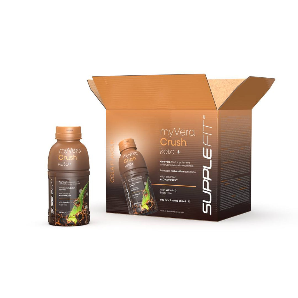 MYVERA CRUSH Keto + – Boisson à l’aloe vera et caféine