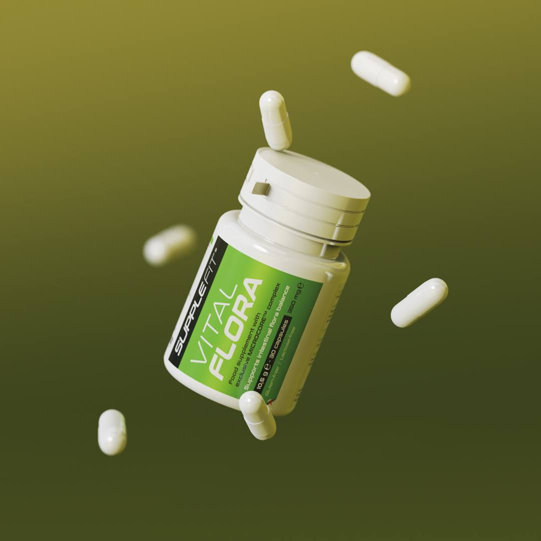 VITALFLORA – Complément alimentaire probiotique – 30 capsules de 350 mg
