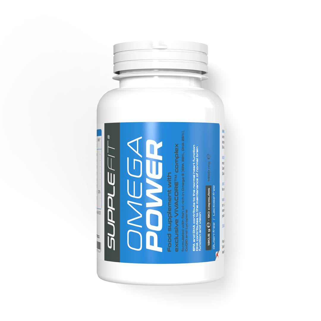 OMEGAPOWER – Oméga-3 en capsules molles – 90 capsules de 1450 mg
