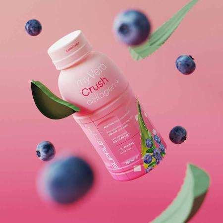 MYVERA CRUSH Collagen + – Complément alimentaire – 6 ou 12 bouteilles
