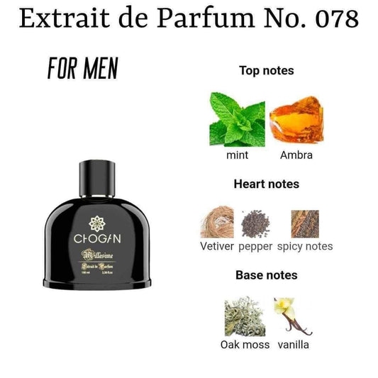 Chogan Extrait de Parfum No. 078 - Profumo Uomo